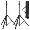 5 Core 2 Pieces PA Speaker Stands Adjustable Height Professional Heavy Duty Tripod Mounting Bracket; Pieces Carrying Bag; Extend from 40 to 72 inches;