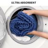 Luxury Chenille Bathroom Rug Mat; Extra Soft Thick Absorbent Shaggy Bath Rugs; Non-Slip Machine Wash Dry Plush Bath Mats for Bathroom; Shower; and Tub