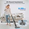 Wet Dry Vacuum Cleaner for Home, Cordless Vacuum and Mop Combo with Self-Cleaning & Aromatherapy, 50Mins Long Runtime, Stick Vacuum Cleaner for Pet Ha
