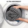 Chenille Bath Rugs Mat for Bathroom Slip-Resistant Shag Extra Soft and Absorbent Bath Rug for Shower Room Machine-Washable Fast Dry (Grey; 60" x 90")
