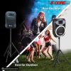 5 Core 2 Pieces PA Speaker Stands Adjustable Height Professional Heavy Duty Tripod Mounting Bracket; Pieces Carrying Bag; Extend from 40 to 72 inches;