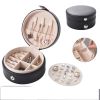 1pc; Mini Travel Jewelry Box; Travel Jewelry Case; Portable Jewelry Travel Organizer For Tangle-Free Necklaces Earrings Rings; Stud Earrings Storage C