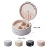 1pc; Mini Travel Jewelry Box; Travel Jewelry Case; Portable Jewelry Travel Organizer For Tangle-Free Necklaces Earrings Rings; Stud Earrings Storage C